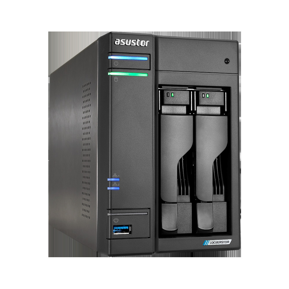 Asustor LOCKERSTOR 2 Gen 2 AS6702T v2 2-bay Intel N5105 4GB RAM DDR4 4x M.2