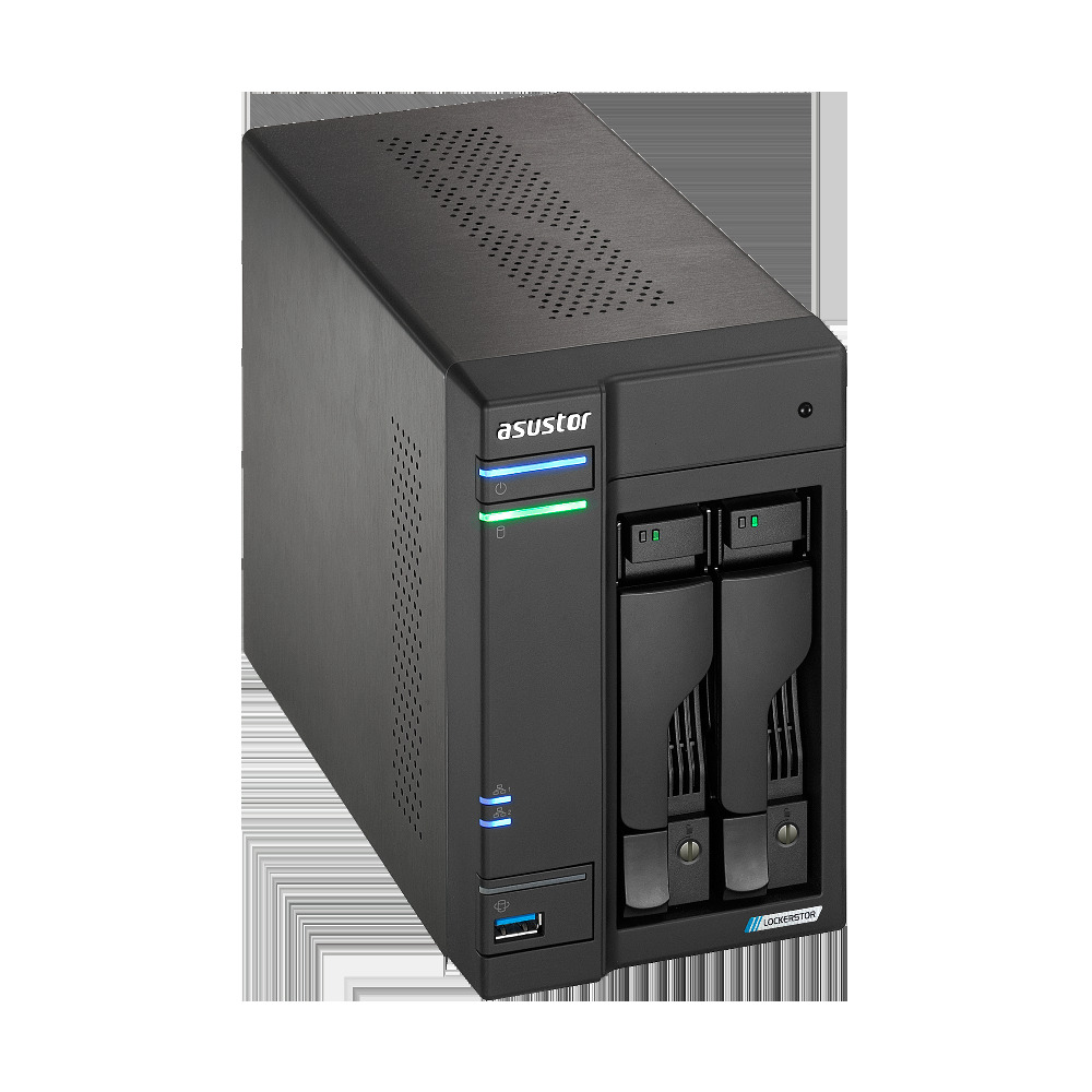 Asustor LOCKERSTOR 2 Gen 2 AS6702T v2 2-bay Intel N5105 4GB RAM DDR4 4x M.2