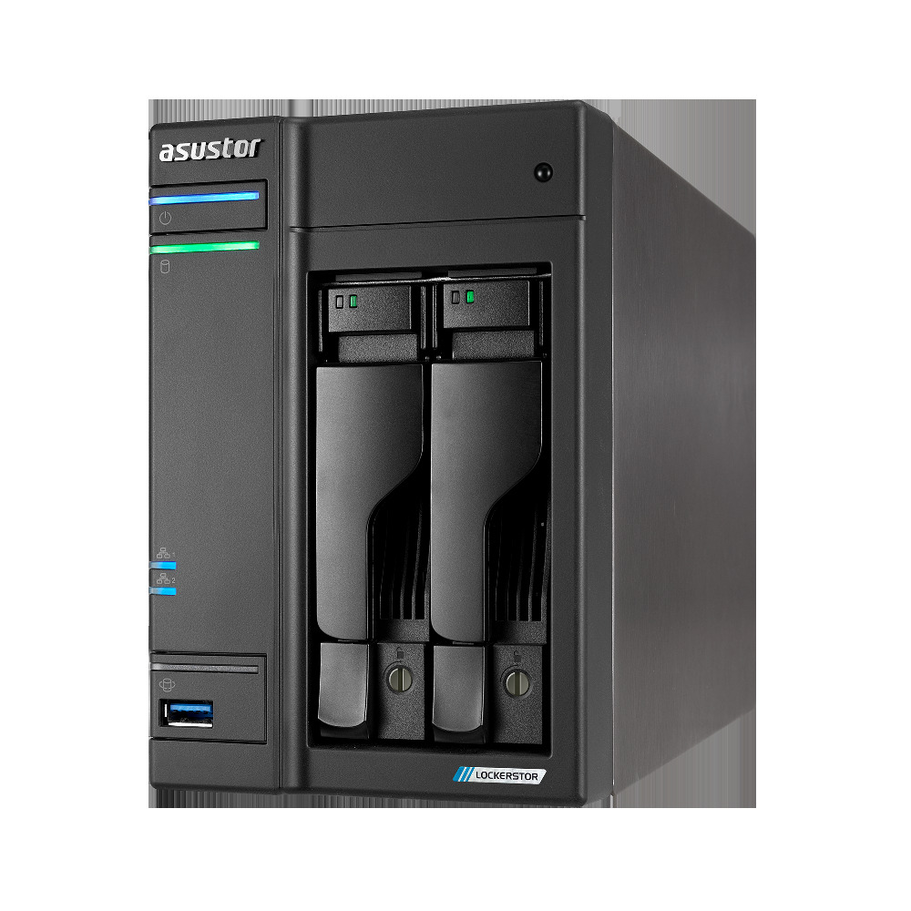 Asustor LOCKERSTOR 2 Gen 2 AS6702T v2 2-bay Intel N5105 4GB RAM DDR4 4x M.2