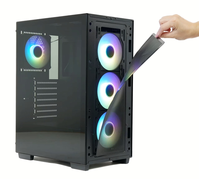 Zdjęcie produktu: ZENPC FlowX TG | HUB ARGB i PWM Zdjęcie produktu: ZENPC FlowX TG | HUB ARGB i PWM