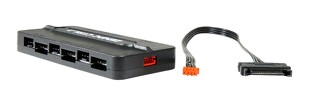 Miniatura zdjęcia: ZenPC CTRL.2 Hub PWM i kontoler oświetlenia ARGB 3pin 5V z pilotem