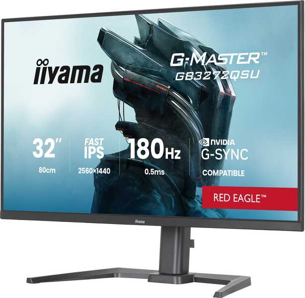 Zdjęcie produktu: iiyama G-Master GB3272QSU-B1 Red Eagle 32 Zdjęcie produktu: iiyama G-Master GB3272QSU-B1 Red Eagle 32