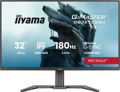 Miniatura produktu: iiyama G-Master GB3272QSU-B1 Red Eagle 32" IPS WQHD LED 180Hz 0,5ms /2xHDMI, DP/ G-SYNC, PiP, PbP Miniatura produktu: iiyama G-Master GB3272QSU-B1 Red Eagle 32" IPS WQHD LED 180Hz 0,5ms /2xHDMI, DP/ G-SYNC, PiP, PbP
