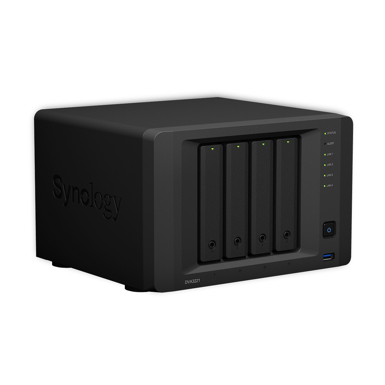 Synology  DVA3221 Rejestrator NVR 4 bay Intel Atom C3538 8 GB DDR4 2xUSB 3