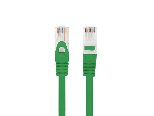 Kabel Lanberg RJ45 Patch cord Kat.6 UTP LSZH CU 5m Zielony Fluke Passed