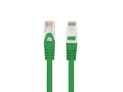 Miniatura produktu: Kabel Lanberg RJ45 Patch cord Kat.6 UTP LSZH CU 5m Zielony Fluke Passed (PCU6-10CU-0500-G)