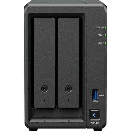 Serwer plików Synology ActiveProtect DP320  2-bay AMD R1600 8GB 1GbE