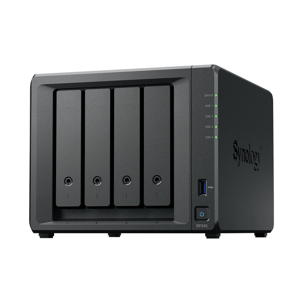 Zdjęcie produktu: Serwer plików Synology ActiveProtect DP340 4-bay AMD R1600 16GB 1GbE