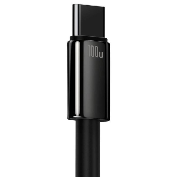 Zdjęcie produktu: Kabel przewód USB Baseus Tungsten Gold USB-A - USB-C 480Mb/s 100W 2m czarny