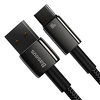 Miniatura zdjęcia: Kabel przewód USB Baseus Tungsten Gold USB-A - USB-C 480Mb/s 100W 2m czarny
