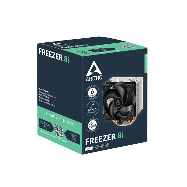 Zdjęcie produktu: Chłodzenie procesora Arctic Freezer 8i (ACFRE00190A)
