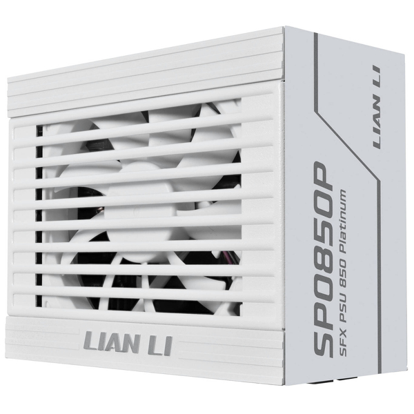Zdjęcie produktu: Zasilacz Lian Li SP850 Platinum SFX ATX 3.1 PCIe 5.1 Biały 850W