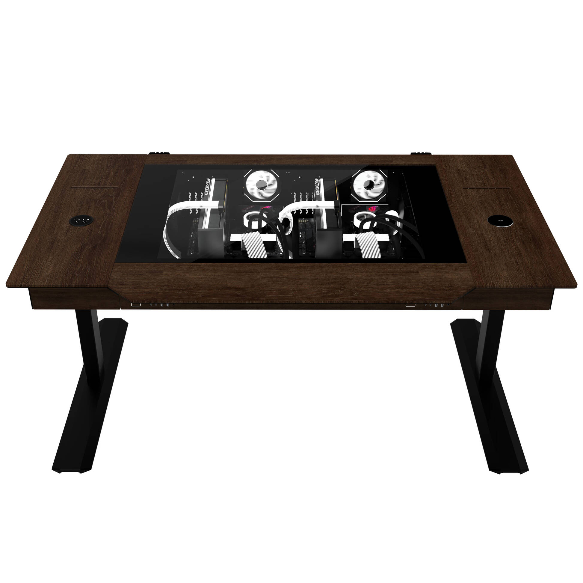 Lian Li DK07 Wood Eddition desk chassis, dual-system capable