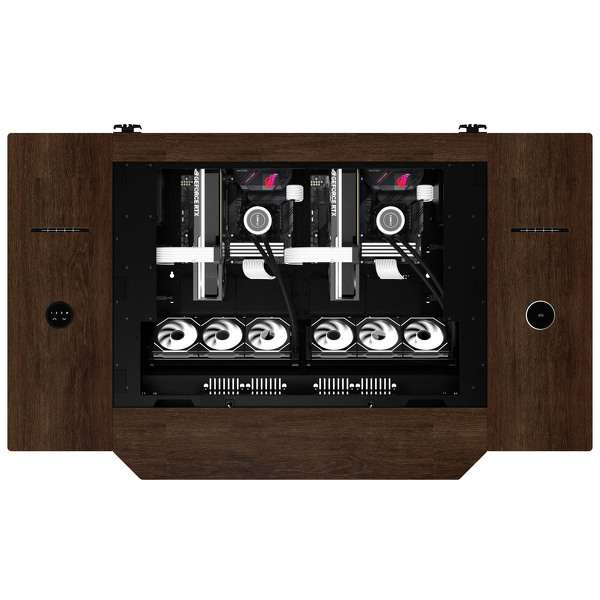 Zdjęcie produktu: Lian Li DK07 Wood Eddition desk chassis, dual-system capable