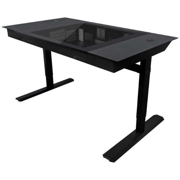 Lian Li DK07 desk chassis, dual-system capable, 2x E-ATX, height adjustable Lian Li DK07 desk chassis, dual-system capable, 2x E-ATX, height adjustable