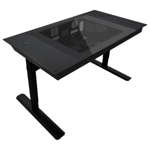 Miniatura produktu: Lian Li DK07 desk chassis, dual-system capable, 2x E-ATX, height adjustable - black