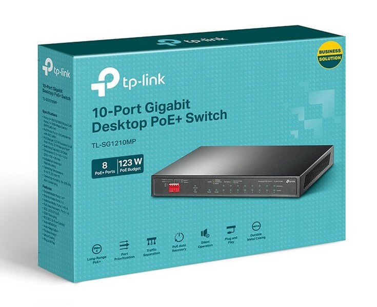 Zdjęcie produktu: TP-Link TL-SG1210MP 8GE PoE+ 1GE 1SFP