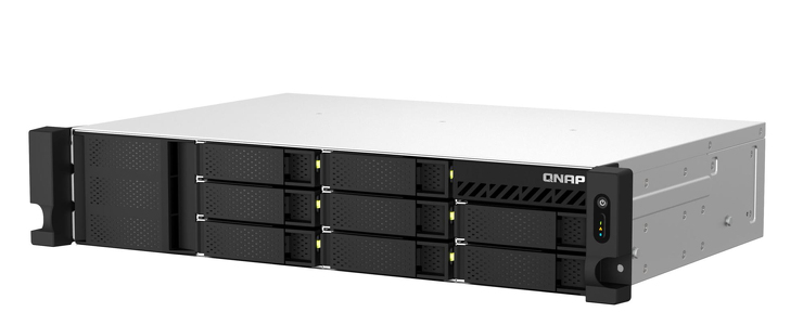 Miniatura produktu: Serwer plików QNAP TS-873AeU-RP-4G 8-Bay, Czterordzeniowy AMD Ryzen V1500B 2,2 GHzz, rozbudowany 8GB DDR4 , 2x2,5 GbE LAN, 4x USB 3.2, 2 x M2 2280. 1 x PCIe Gen 3 x8