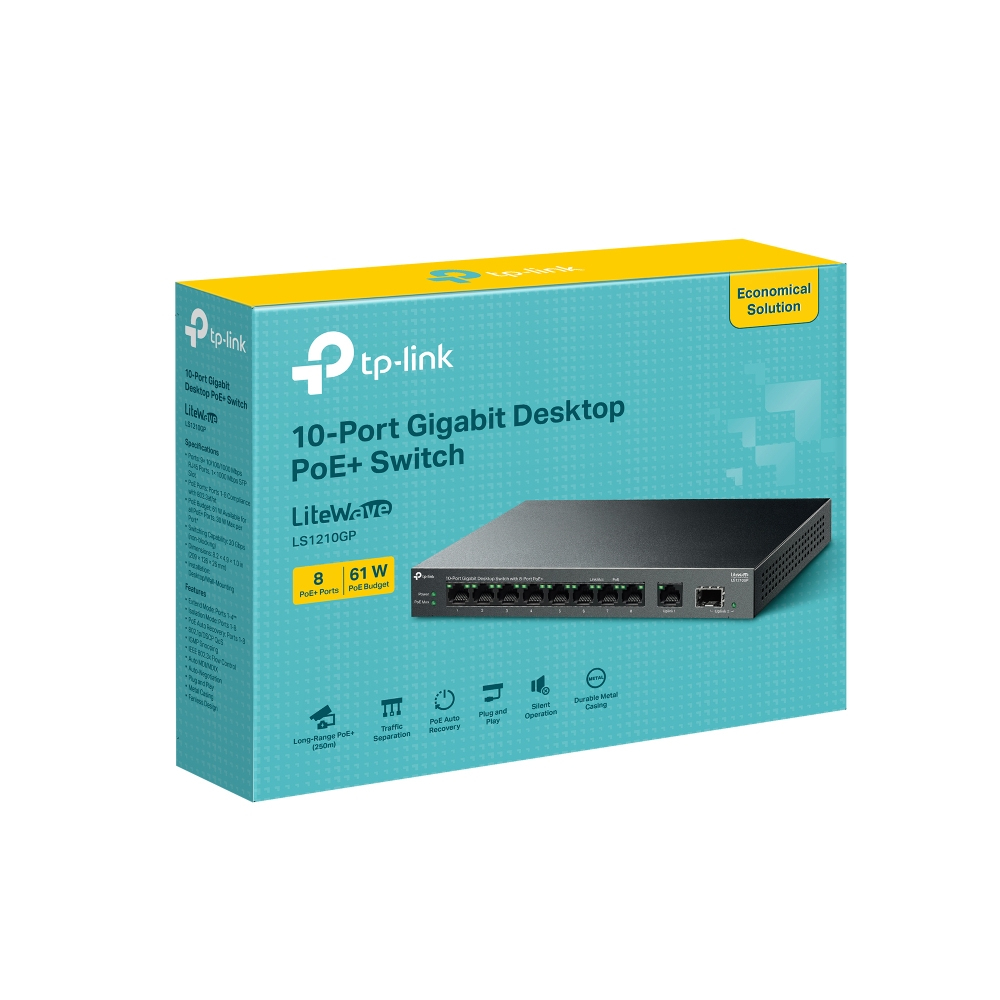 TP-Link LS1210GP Switch PoE+