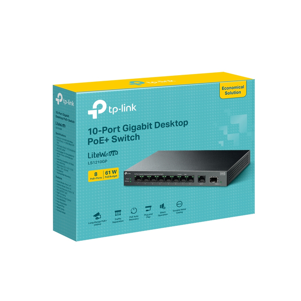 Zdjęcie produktu: TP-Link LS1210GP Switch PoE+