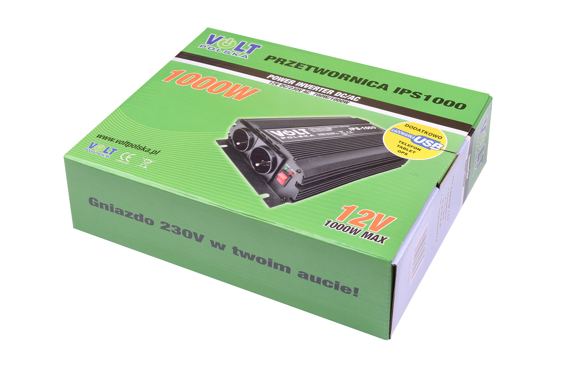 Volt IPS-1000 12V 3IPS100012 Przetwornica napięcia 700/1000W 12/230V Volt IPS-1000 12V 3IPS100012 Przetwornica napięcia 700/1000W 12/230V