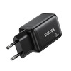 Miniatura zdjęcia: Unitek Ładowarka sieciowa 3-portowa GaN 65W, 2xUSB-C, USB-A, PD 3.0, czarna