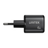 Miniatura zdjęcia: Unitek Ładowarka sieciowa 2-portowa GaN 45W, 2xUSB-C, PD 3.0, QC, czarna