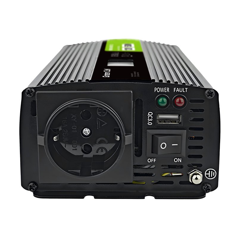 Przetwornica Green Cell PowerInverter LCD 12V 500W / 1000W