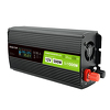 Przetwornica napięcia Green Cell PowerInverter LCD 12V 500W / 1000W samochodowa z wyświetlaczem, sinus
