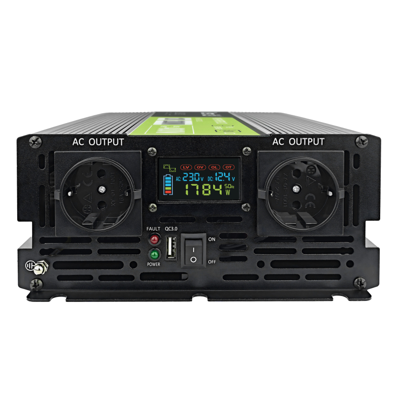 Przetwornica Green Cell PowerInverter LCD 12V 2000W / 4000W