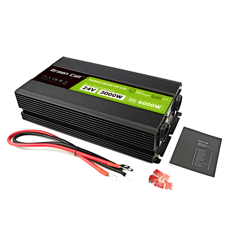 Przetwornica napięcia Green Cell PowerInverter LCD 12V 3000W / 6000W