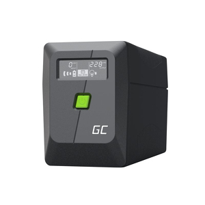 Miniatura produktu: Zasilacz awaryjny UPS Greencell 850VA 480W PowerProof z wyświetlaczem LCD