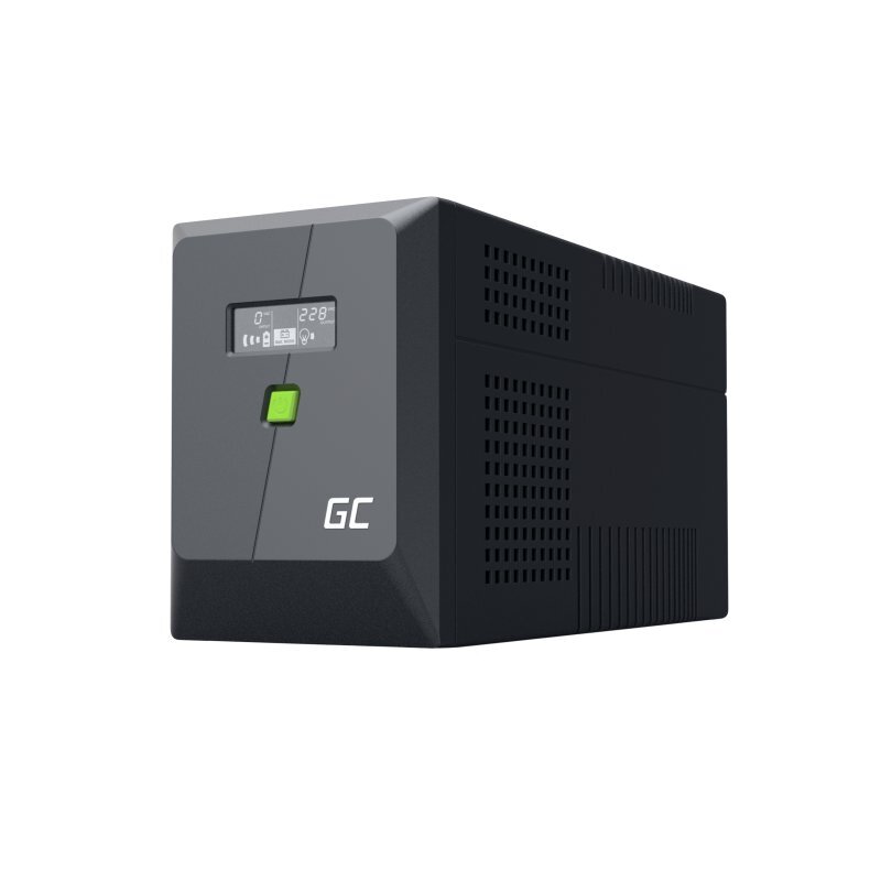 Zasilacz awaryjny UPS Greencell 1500VA 900W PowerProof z wyświetlaczem LCD
