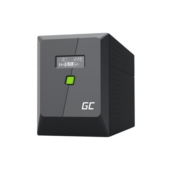 Zdjęcie produktu: Zasilacz awaryjny UPS Greencell 1500VA 900W PowerProof z wyświetlaczem LCD