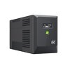 Miniatura zdjęcia: Zasilacz awaryjny UPS Greencell 1500VA 900W PowerProof z wyświetlaczem LCD