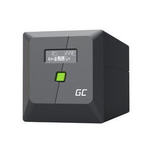 Miniatura produktu: Zasilacz awaryjny UPS Greencell 750VA 480W PowerProof z wyświetlaczem LCD