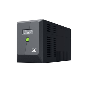 Miniatura produktu: Zasilacz awaryjny UPS Greencell 2000VA 1400W PowerProof z wyświetlaczem LCD