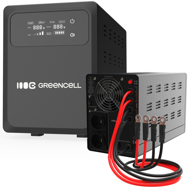 Zdjęcie produktu: Greencell Zasilacz Awaryjny AVR UPS 2000VA 1200W PowerCore