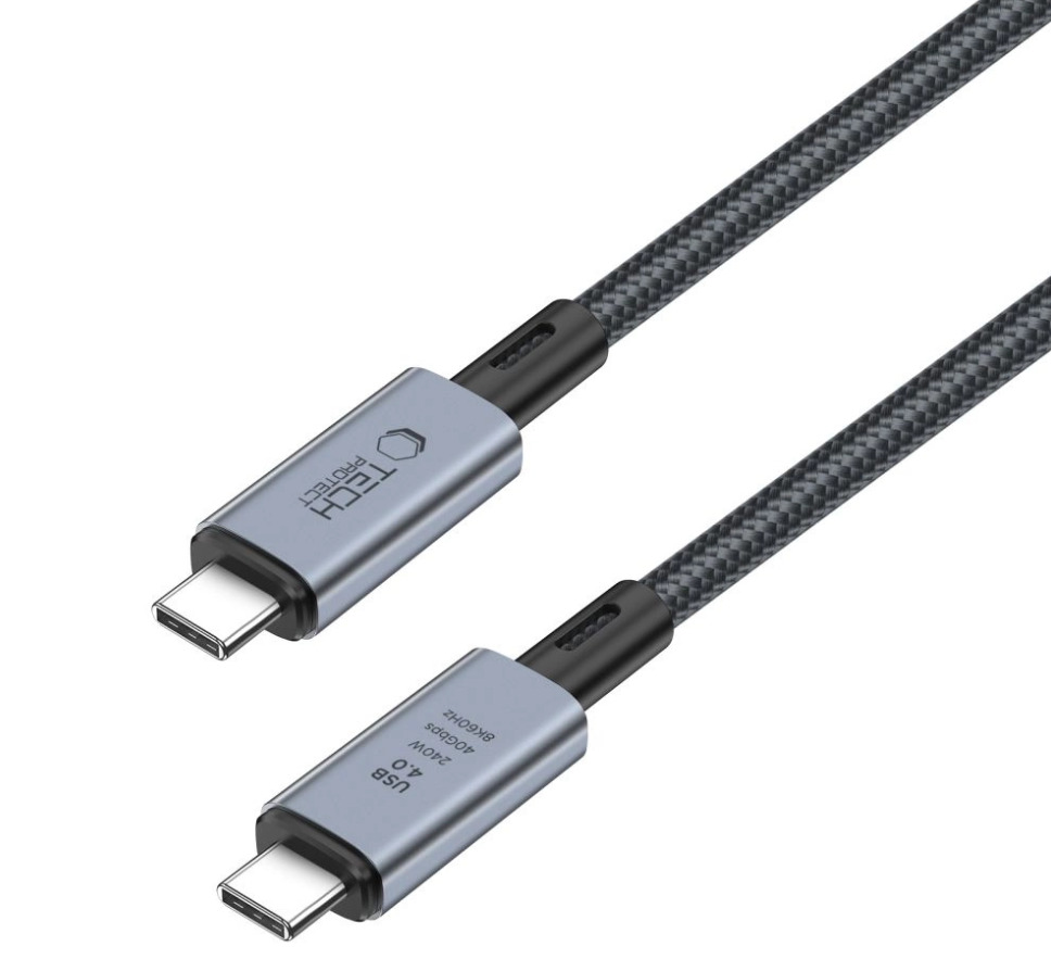 Kabel Tech-Protect UltraBoost Max USB-C 4.0 PD 240W 8K 40Gbps 2m