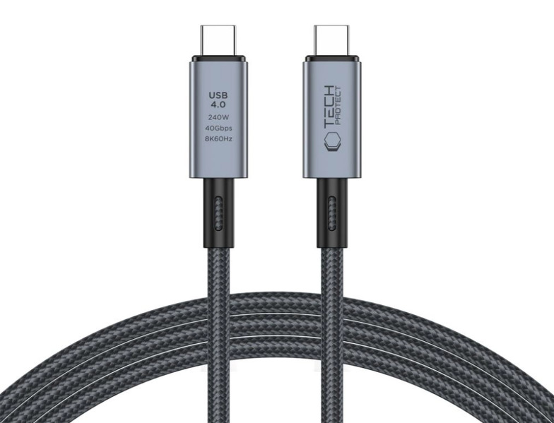Zdjęcie produktu: Kabel Tech-Protect UltraBoost Max USB-C 4.0 PD 240W 8K 40Gbps 2m