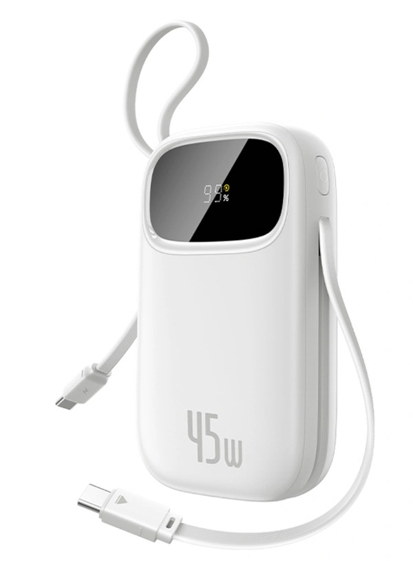Zdjęcie produktu: Powerbank Baseus EnerFill FC31 QPow3 20000mAh 45W 2x kabel USB-C biały