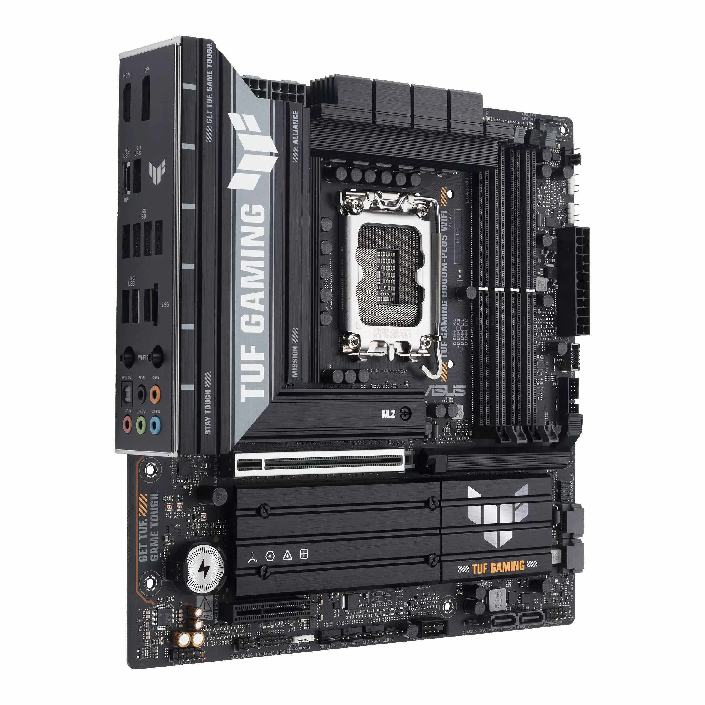 Płyta główna ASUS TUF GAMING B860M-PLUS WIFI DDR5 LGA1851 Płyta główna ASUS TUF GAMING B860M-PLUS WIFI DDR5 LGA1851