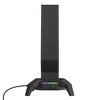 Miniatura zdjęcia: Rampage Stojak na słuchawki IGRIS RGB USB, USB-C, czarny