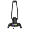 Miniatura zdjęcia: Rampage Stojak na słuchawki IGRIS RGB USB, USB-C, czarny