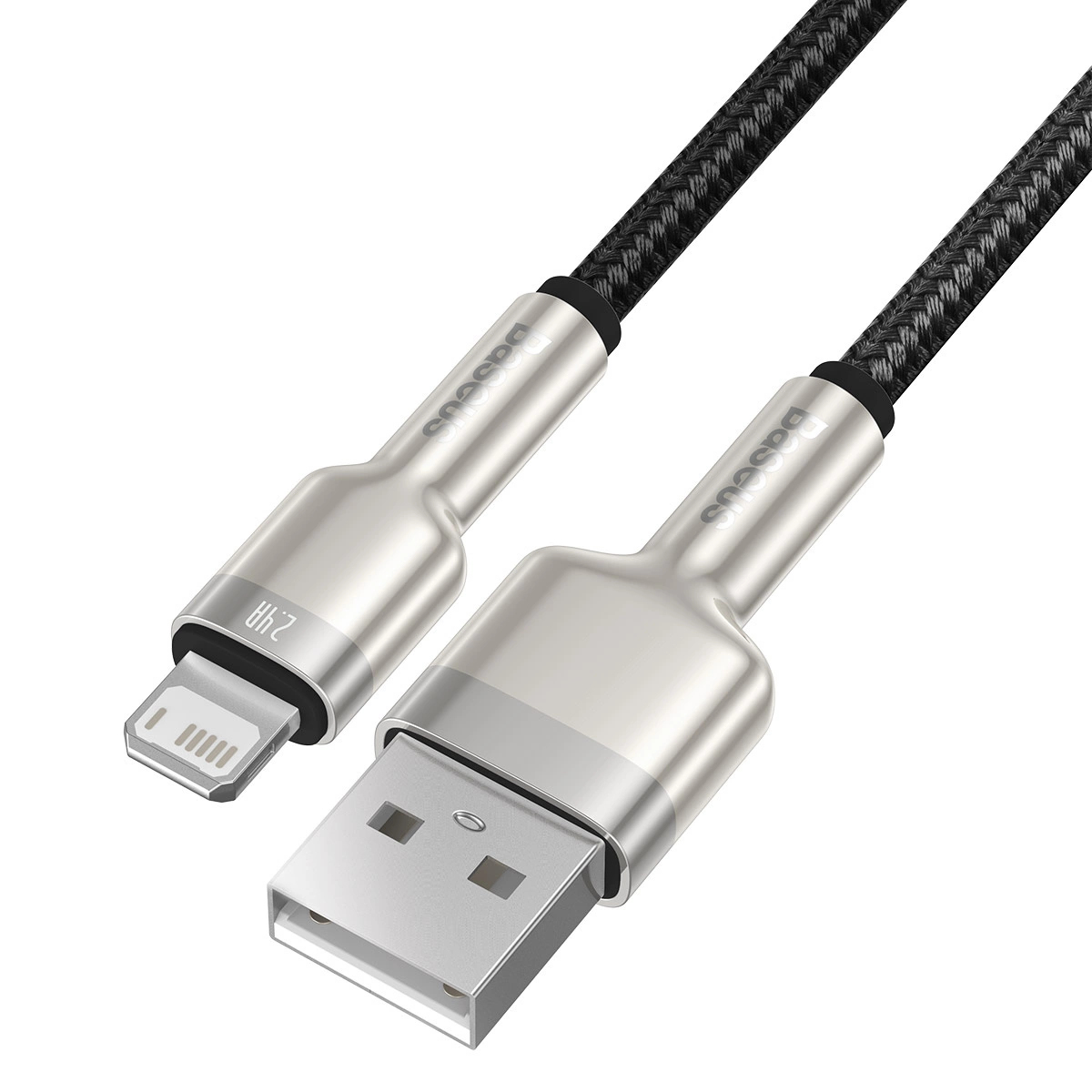 Kabel BASEUS Cafule USB-A-Lightning 1m czarny (CALJK-A01) Kabel BASEUS Cafule USB-A-Lightning 1m czarny (CALJK-A01)
