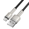 Miniatura zdjęcia: Kabel BASEUS Cafule USB-A-Lightning 1m czarny (CALJK-A01) Miniatura zdjęcia: Kabel BASEUS Cafule USB-A-Lightning 1m czarny (CALJK-A01)