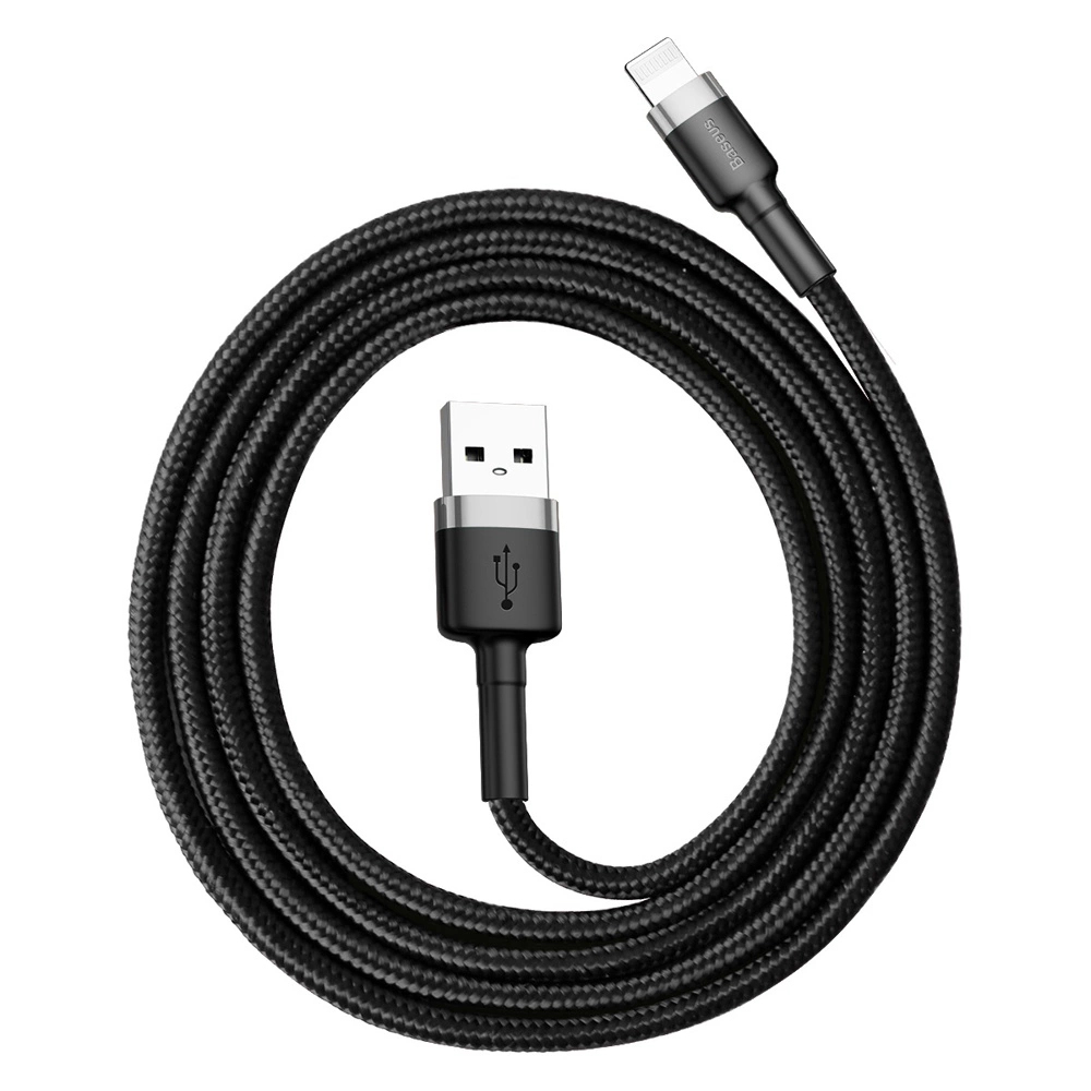 Kabel BASEUS Cafule USB-A-Lightning 1m szaro-czarny