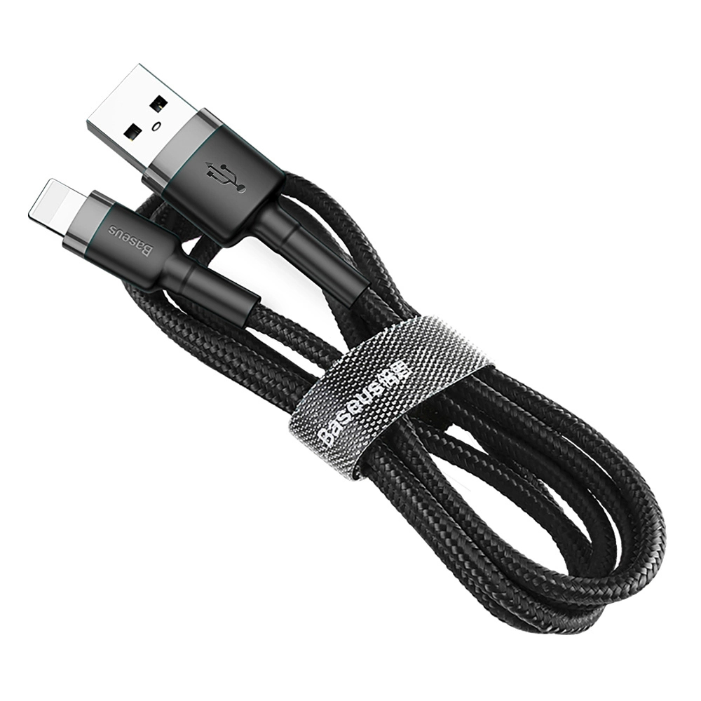 Kabel BASEUS Cafule USB-A-Lightning 1m szaro-czarny