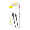 Miniatura zdjęcia: Kabel BASEUS Cafule USB-A-Lightning 1m szaro-czarny