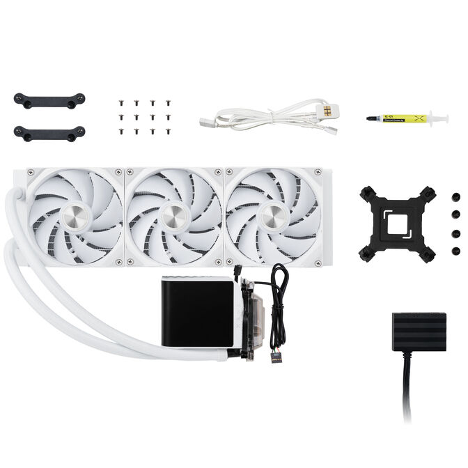 Tryx Panorama v2 360mm ARGB White, wyświetlacz 3D AMOLED Tryx Panorama v2 360mm ARGB White, wyświetlacz 3D AMOLED